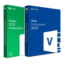 Microsoft Office Project 2019 Professional  & Visio 2019 Professional Dijital Lisans Anahtarı